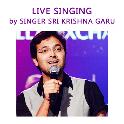 "Live Singing by Singer Sri Krishna Garu - Click here to View more details about this Product